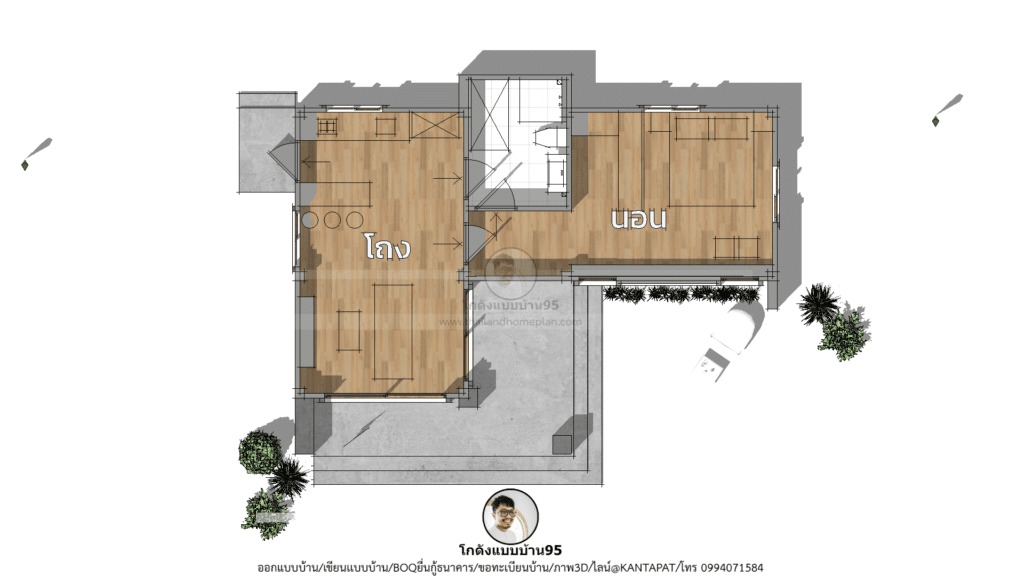 แบบบ้านทรงกล่องP-2222 (9)