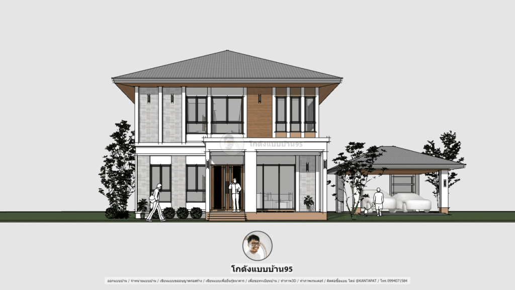 แบบบ้าน4ห้องนอนP-2079 (1)