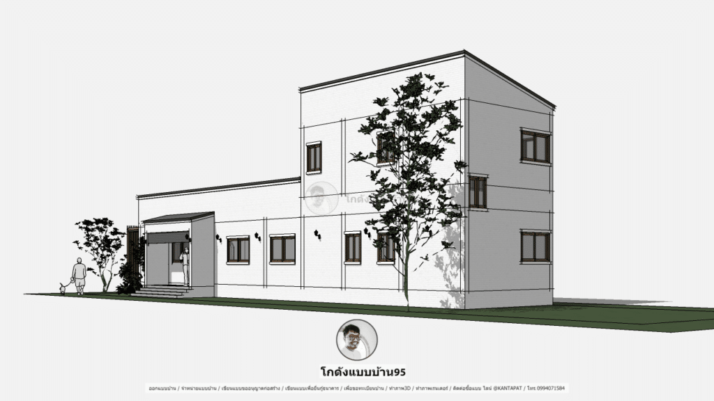 บ้านโมเดิร์นชั้นครึ่งP-2241 (5)