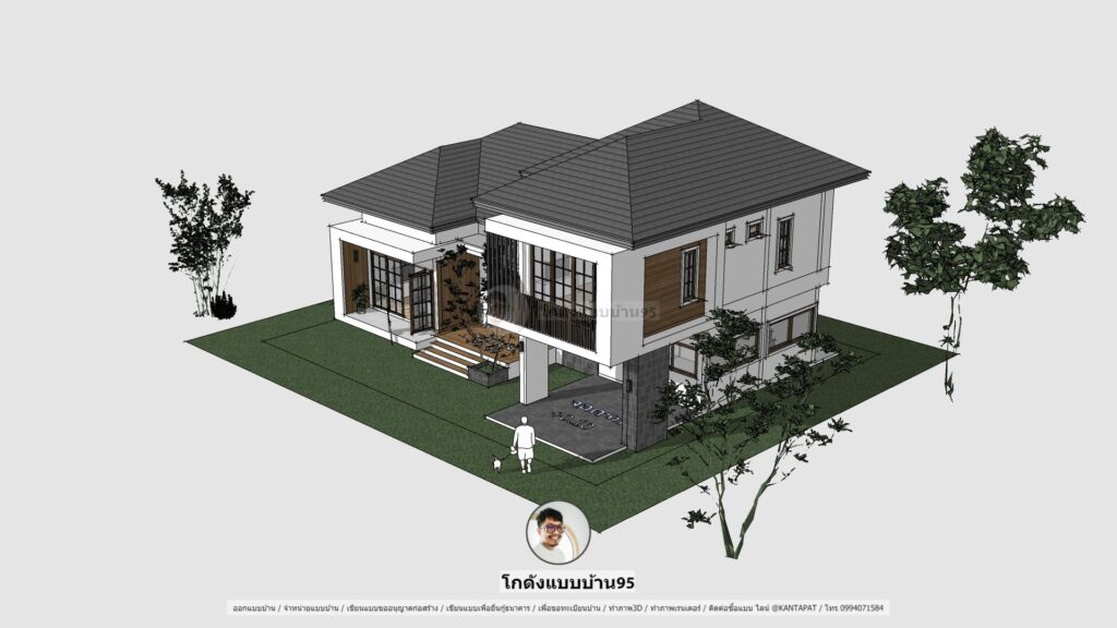 แบบบ้านชั้นครึ่งP-2226 (6)