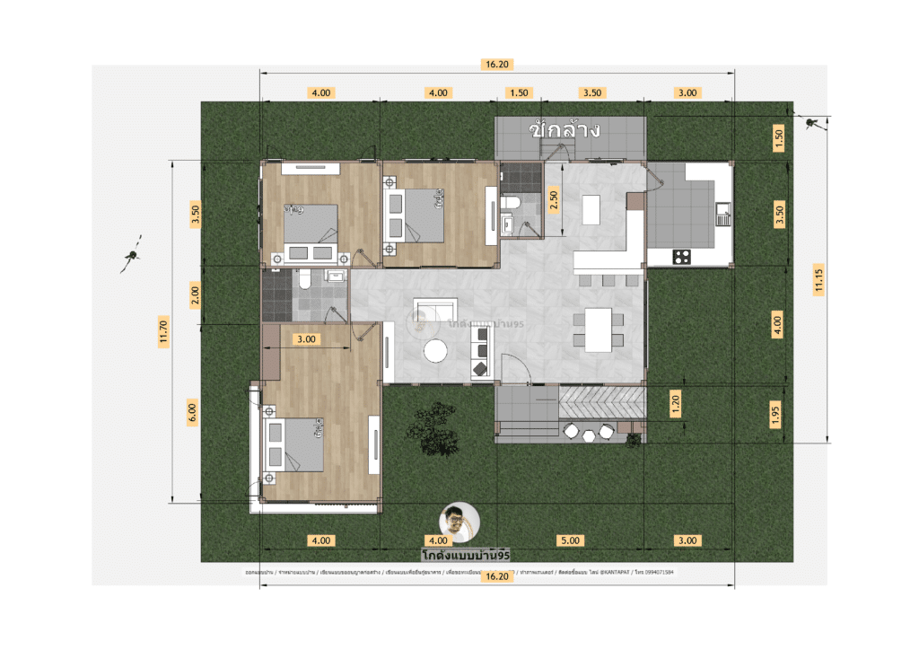 แปลนบ้านP-2240