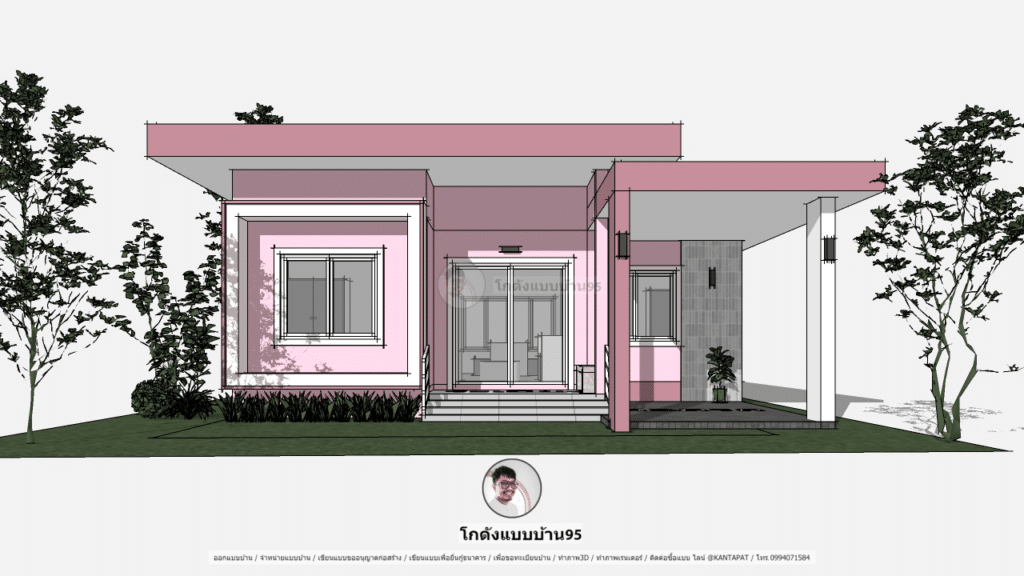 แบบบ้านโมเดิร์น P-2254