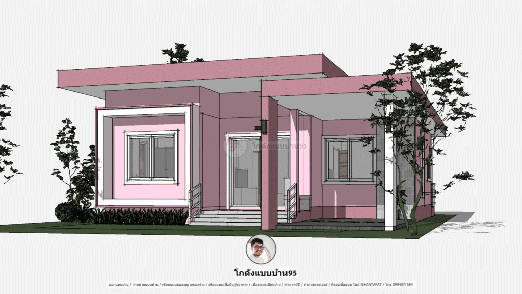 แบบบ้านโมเดิร์น P-2254