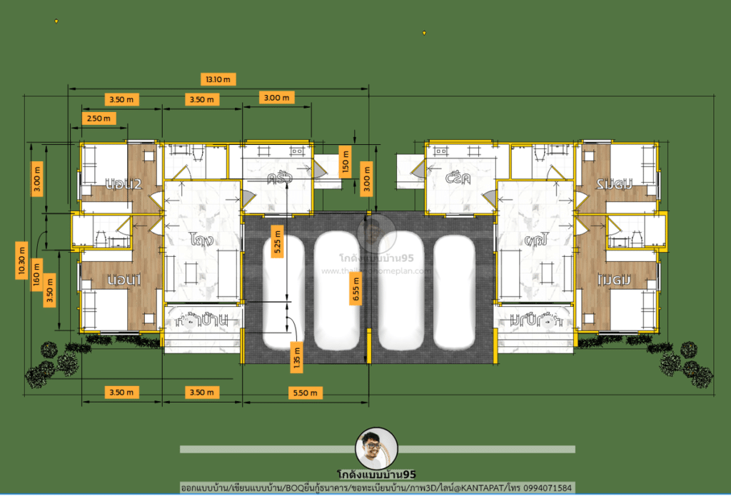 แปลนบ้านแฝด