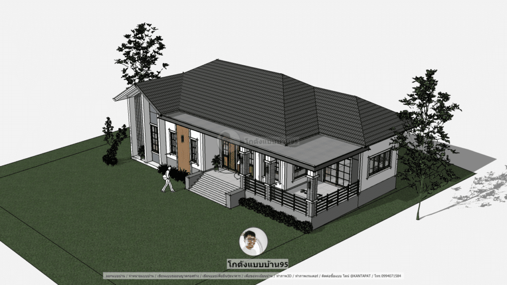 แบบบ้านชั้นเดียวP-2278 (6)