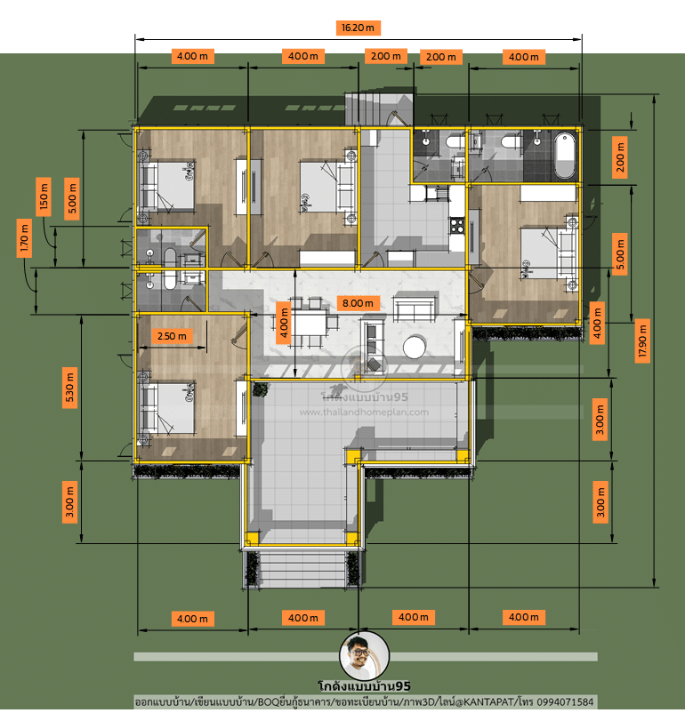 บ้านทรงปั้นหยาP-2302 (11)