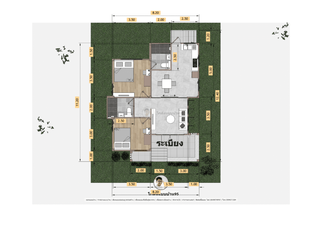 แบบบ้านโมเดิร์นP-2322 (16)