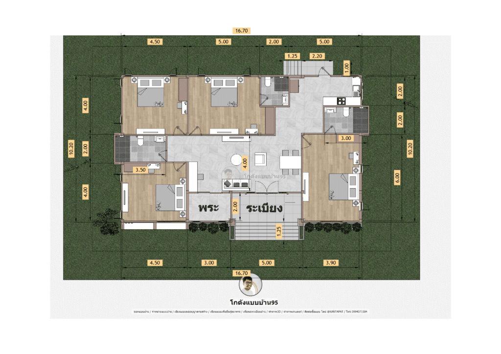 บ้านชั้นเดียวยกสูงP-2290 (15)