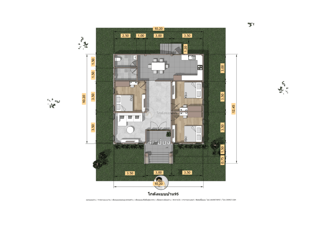 ออกแบบบ้านP-2386 (10)