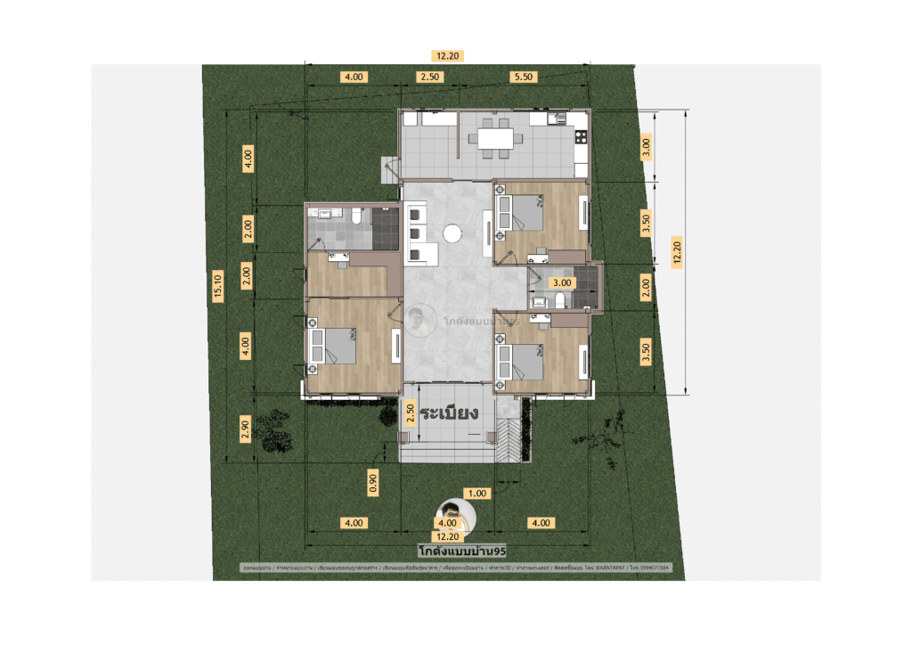 แบบบ้าน3ห้องนอนP-2292 (15)