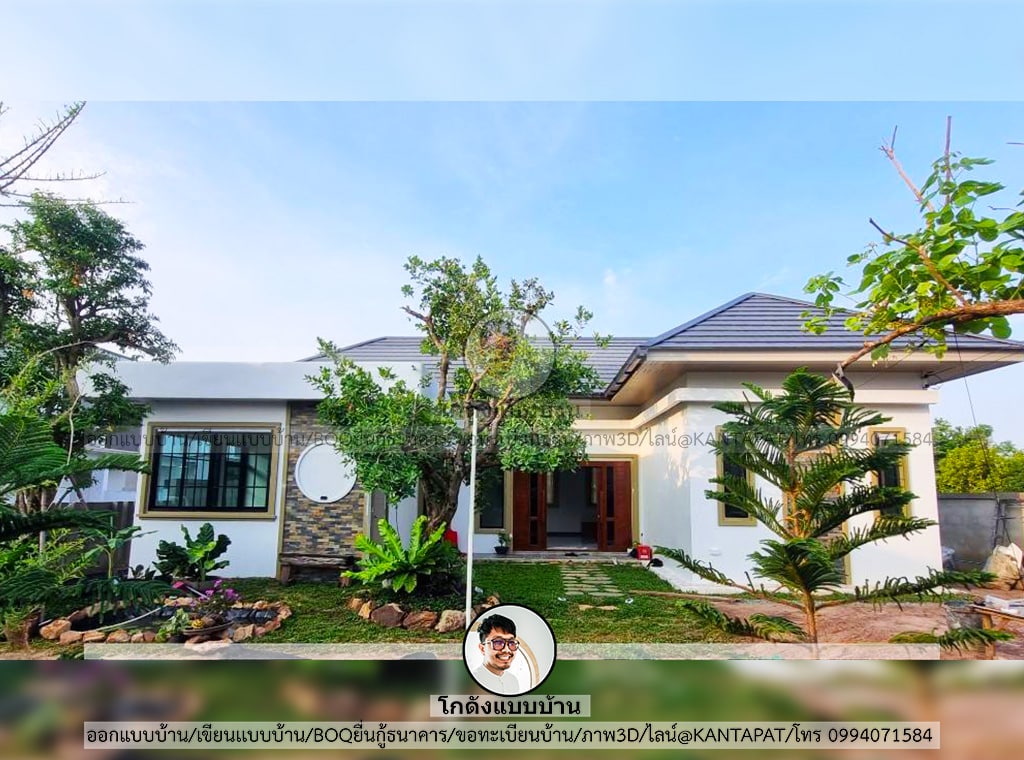 บ้านสร้างจริง จากแบบโกดังแบบบ้าน P-2370 (3)