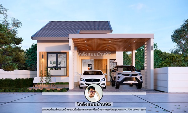 บ้านสไตล์ญี่ปุ่นชั้นเดียวP-2406 bg