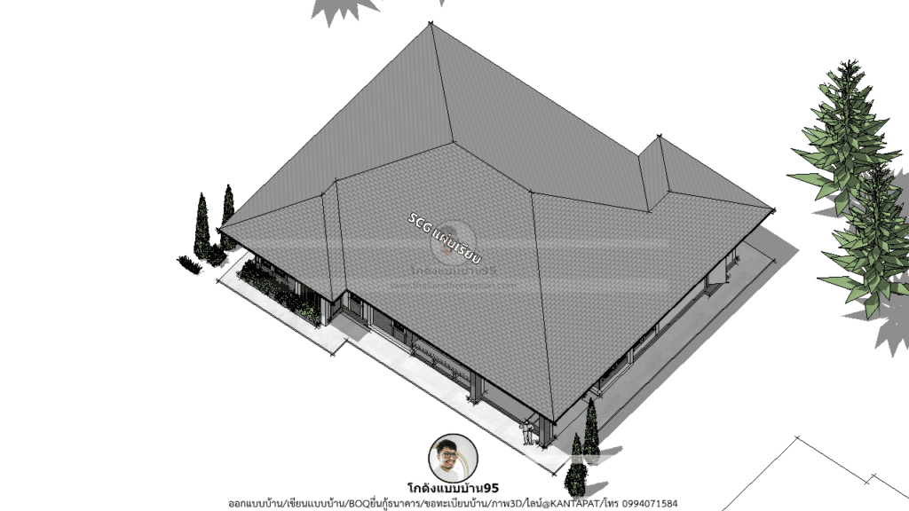 รับเขียนแบบบ้านP-2320 (8)