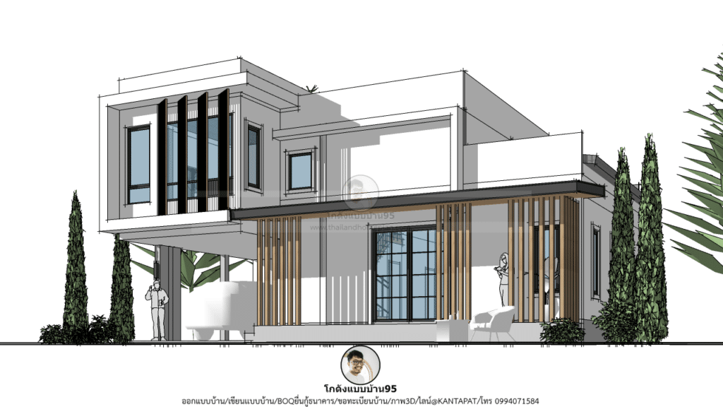 บ้านสไตล์โมเดิร์น P-2426