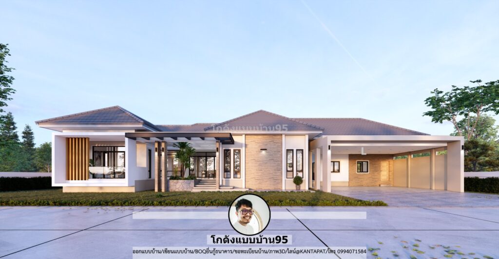 บ้านทรงปั้นหยา P-2413