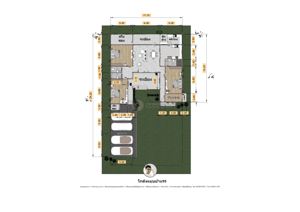 บ้านพร้อมโรงจอดรถP-2433 (10)