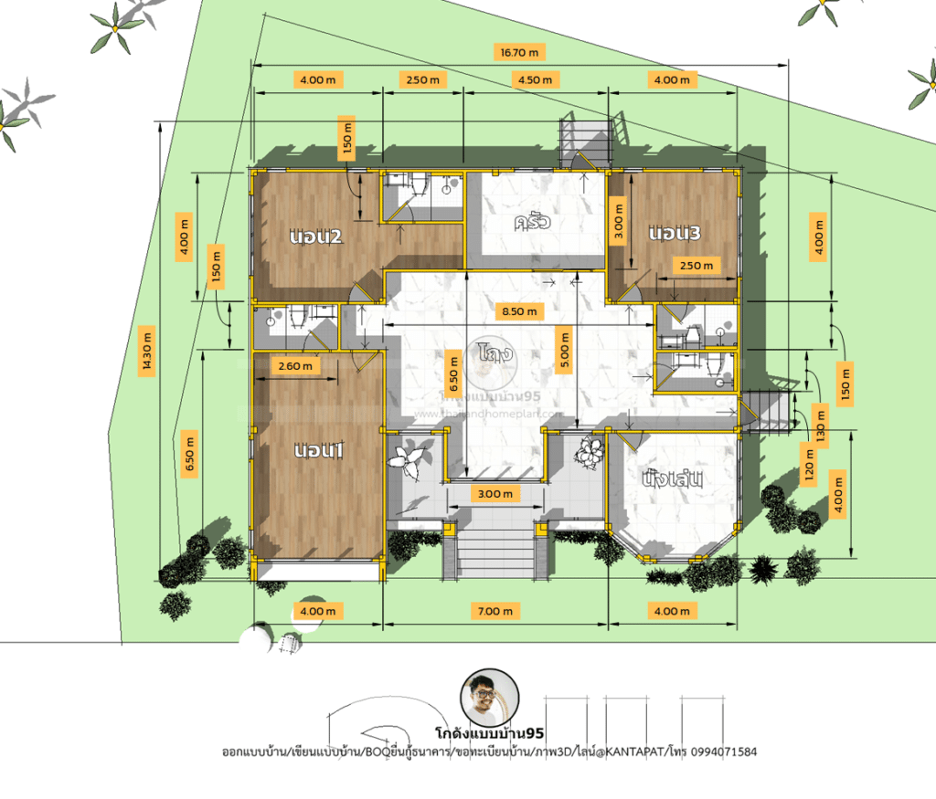 ออกแบบบ้านP-2429