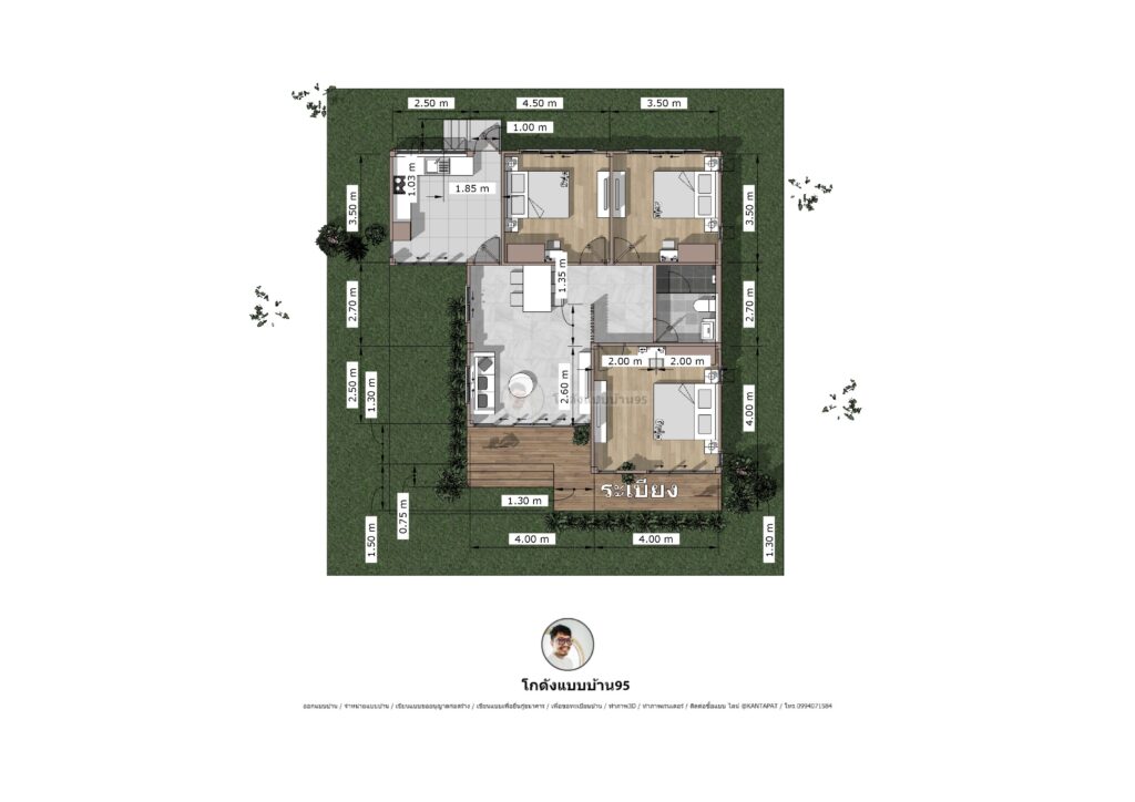 ออกแบบบ้านP-2447 (2)