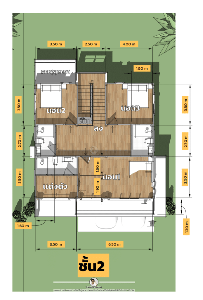 แปลนบ้าน2ชั้นP-2431 (2)