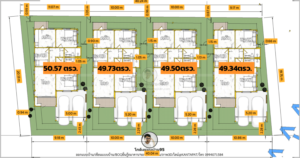 แปลนบ้านโครงการU-2346