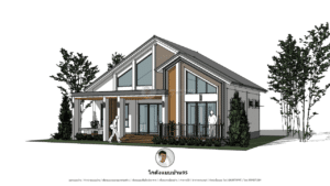รับเขียนแบบบ้านP-2500 (5)