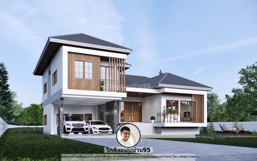 บ้านปั้นหยาชั้นครึ่ง P-2514
