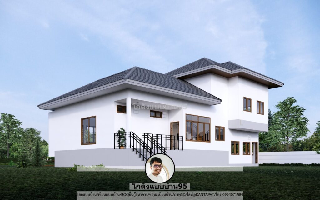 บ้านปั้นหยาชั้นครึ่ง P-2514