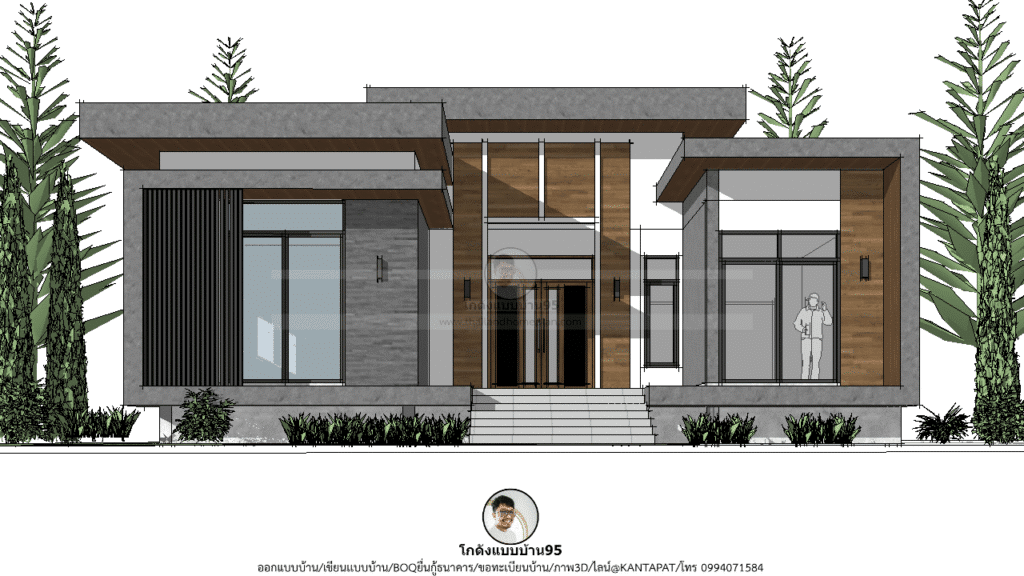 บ้านสไตล์โมเดิร์น P-2529
