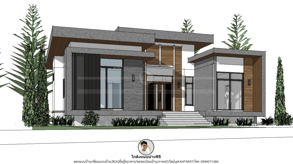 บ้านสไตล์โมเดิร์น P-2529