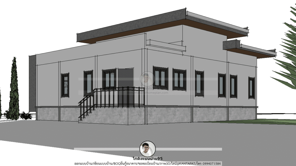 บ้านสไตล์โมเดิร์น P-2529