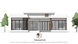 รับออกแบบบ้านP-2525 (1)