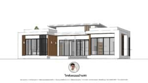 รับออกแบบบ้านP-2525 (4)