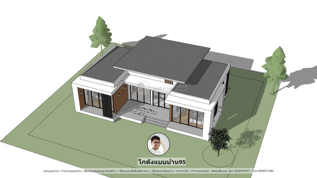 รับออกแบบบ้านP-2525 (5)
