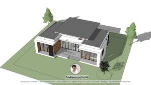 รับออกแบบบ้านP-2525 (5)