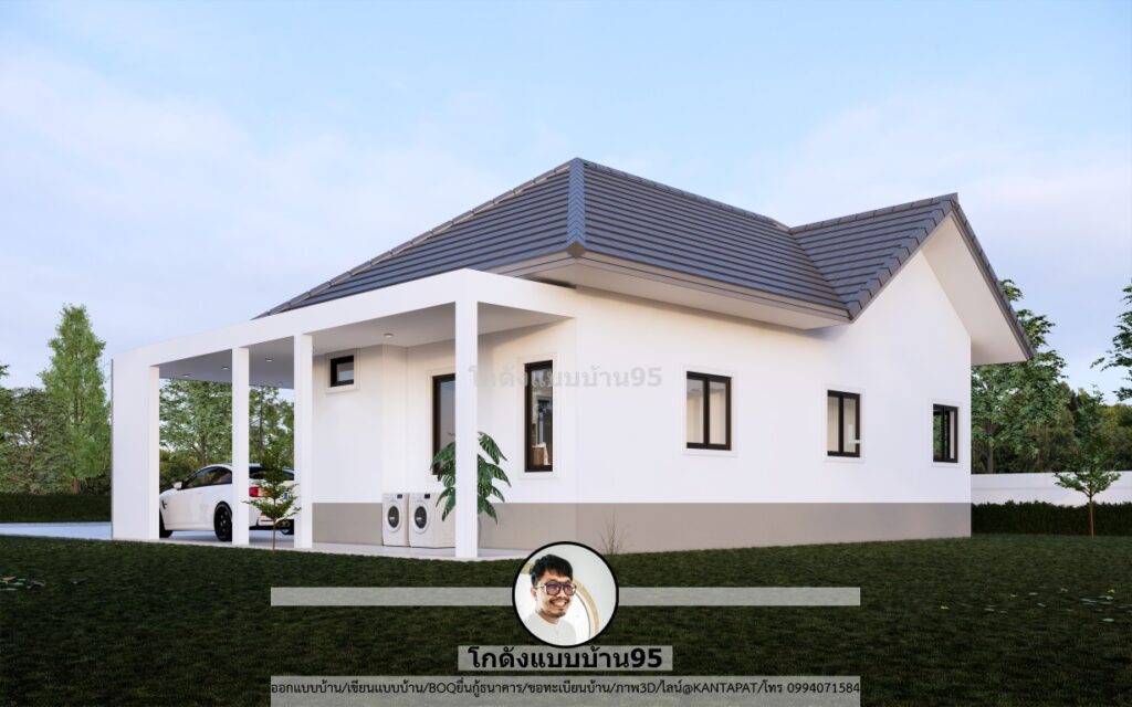 รับเขียนแบบบ้านP-2405 (3)