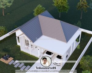 รับเขียนแบบบ้านP-2405 (4)