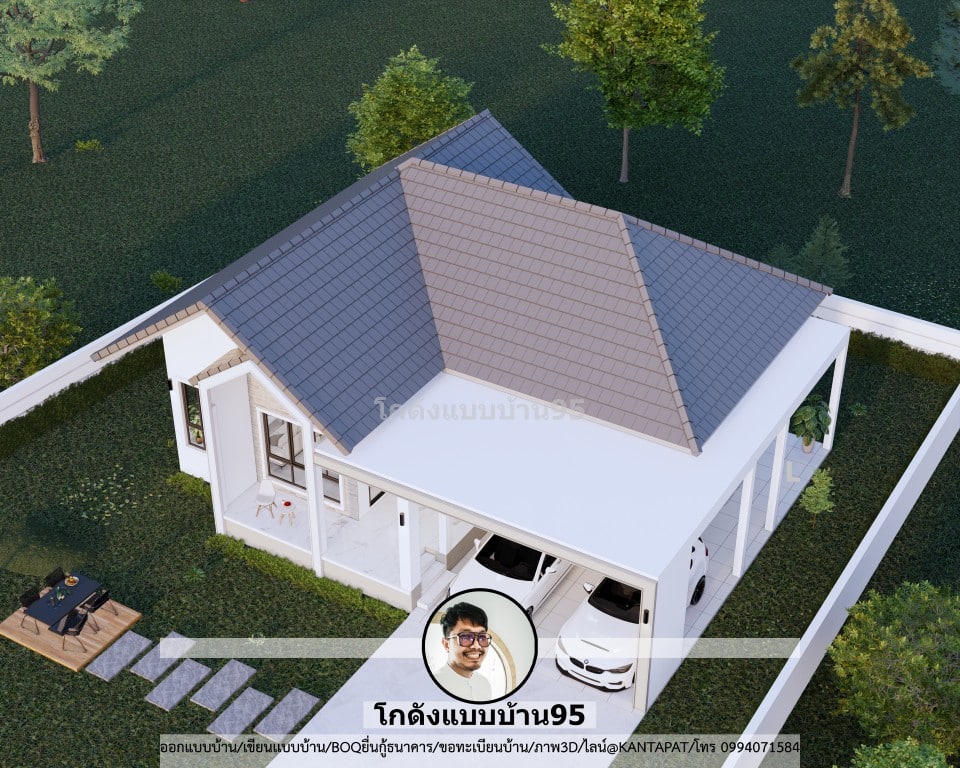 รับเขียนแบบบ้านP-2405 (4)