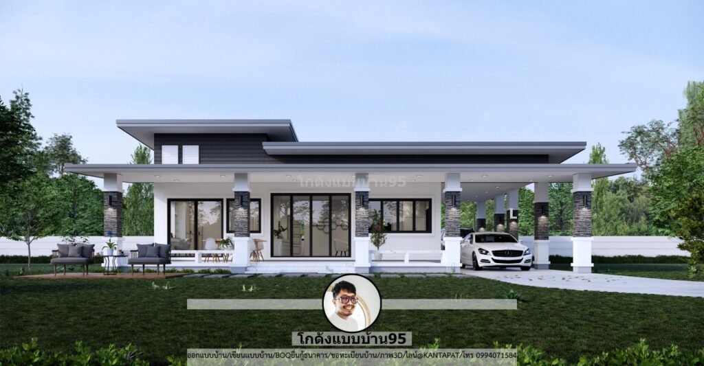 รับเขียนแบบบ้านP-2496 (1)