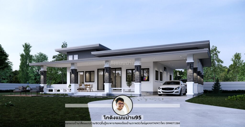 รับเขียนแบบบ้าน P-2496
