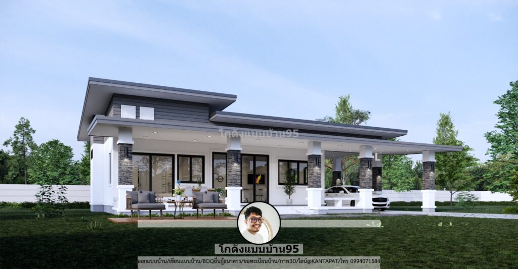 รับเขียนแบบบ้าน P-2496