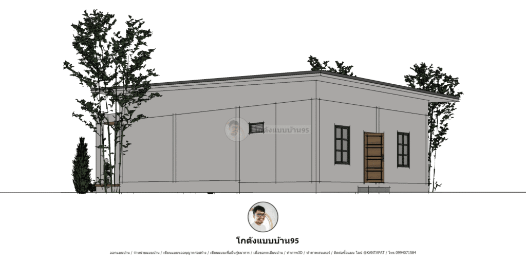 แบบบ้านหลังเล็ก P-2516