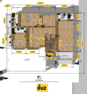 แปลนบ้านชั้นบนP-2490 (1)