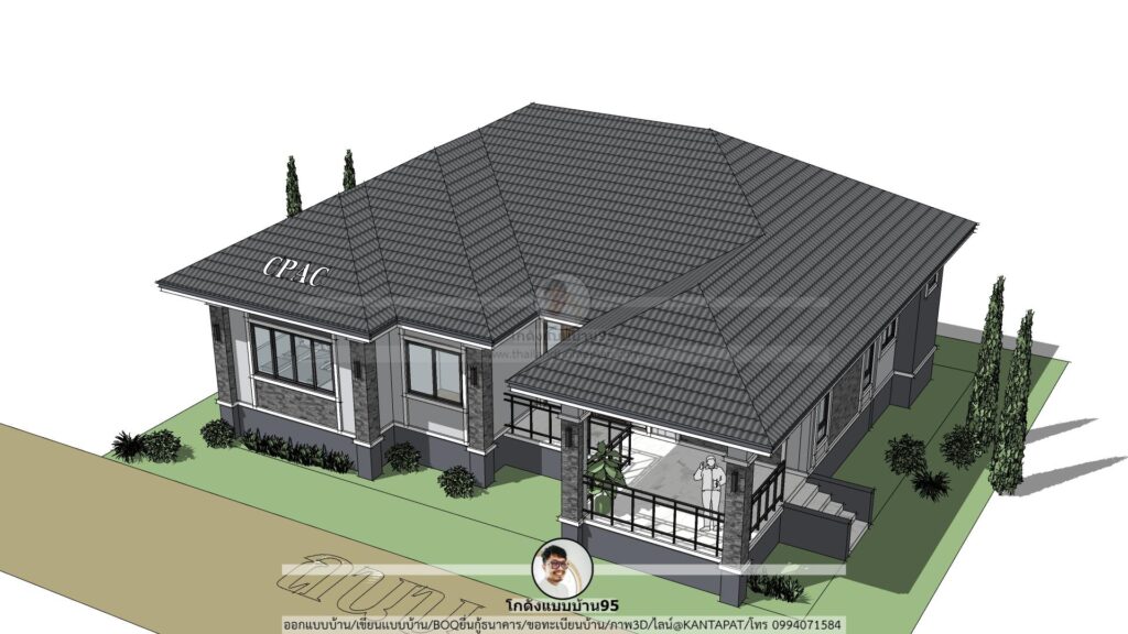 บ้านชั้นเดียวยกสูงP-2547 (5)