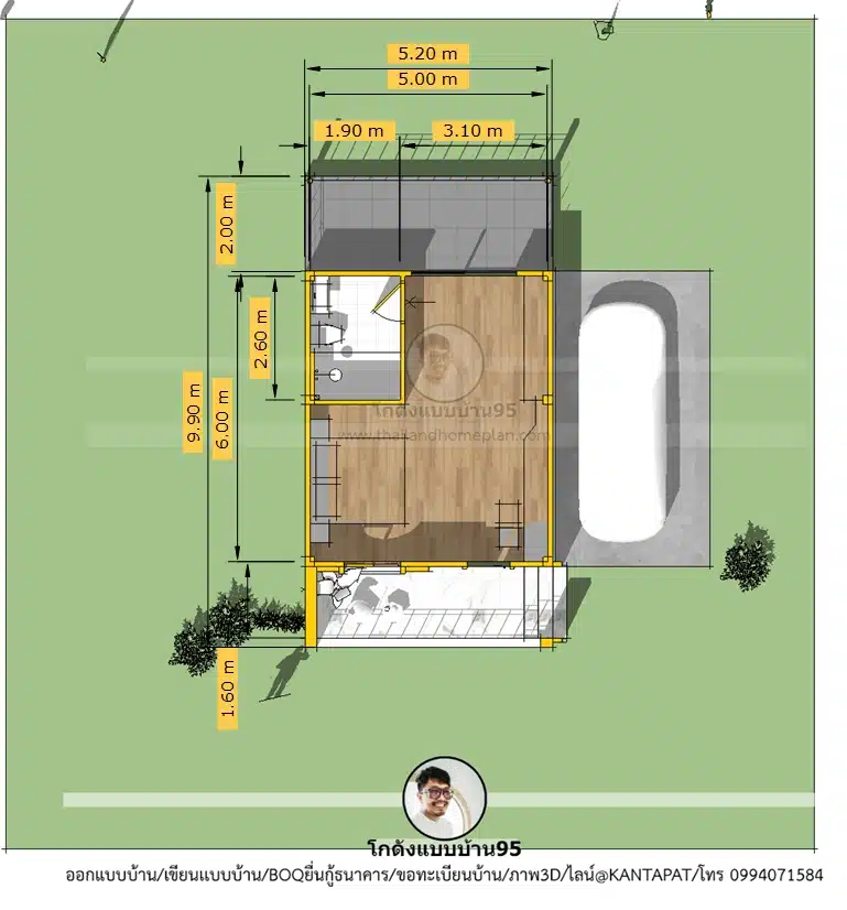 แปลนบ้านรีสอร์ท P-2548 (1)