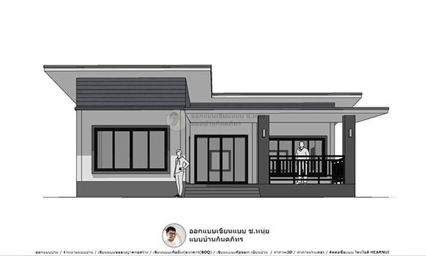 แบบบ้านโมเดิร์น P-1304 bg