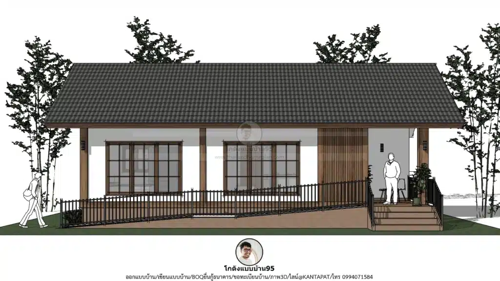 บ้านทรงจั่ว P-2549 -1