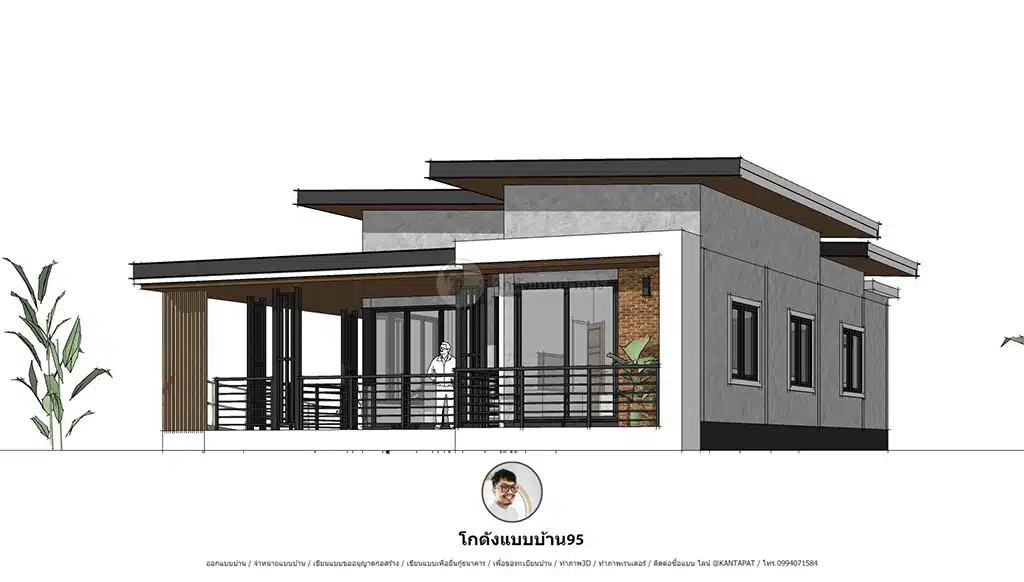 บ้านสไตล์โมเดิร์น P-2555 -2