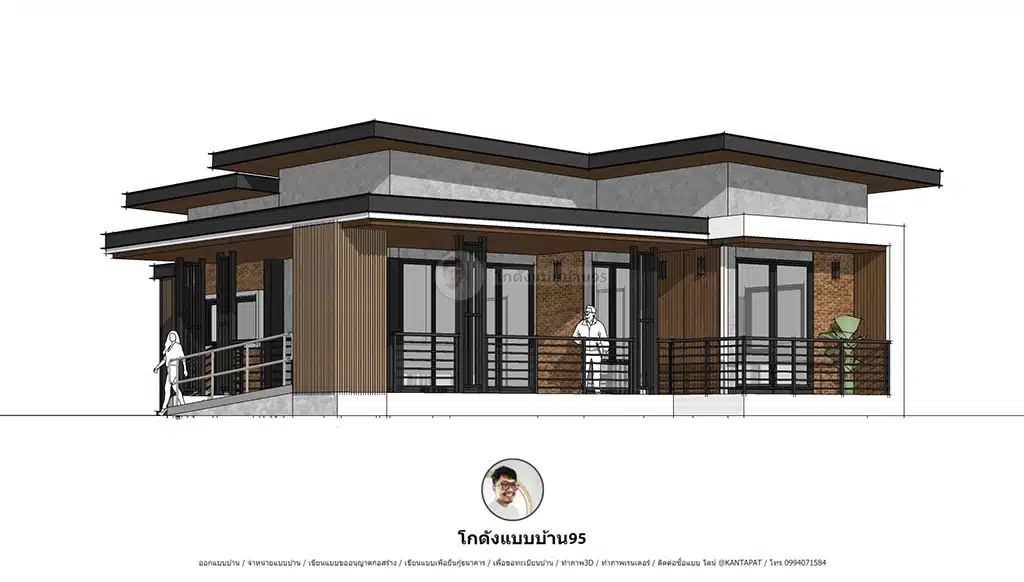 บ้านสไตล์โมเดิร์น P-2555 -3