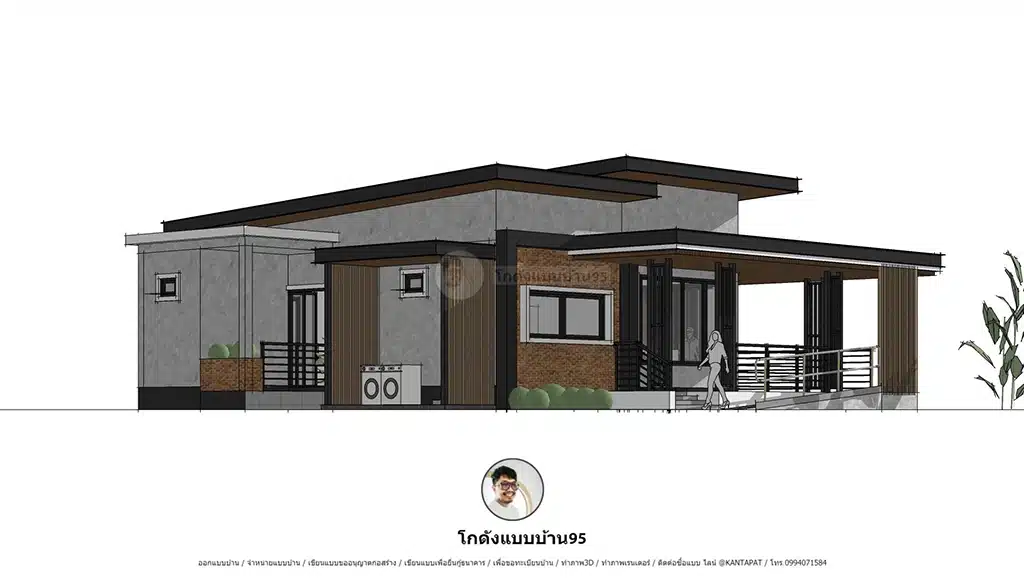 บ้านสไตล์โมเดิร์น P-2555 -4