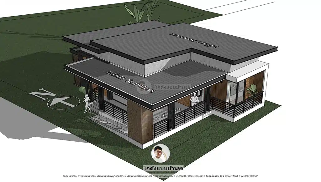 บ้านสไตล์โมเดิร์น P-2555 -5